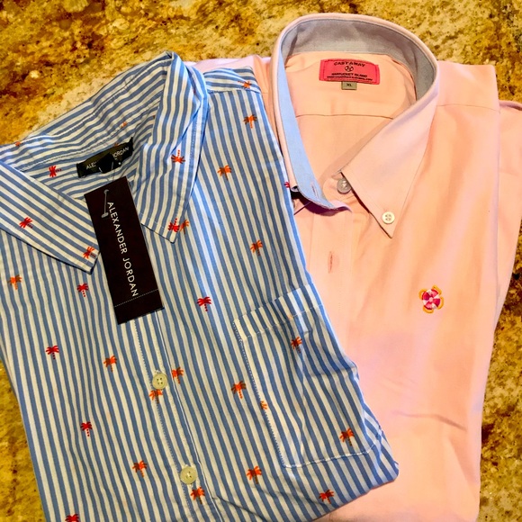 Two button down summer blouses, bundle. - Picture 1 of 7